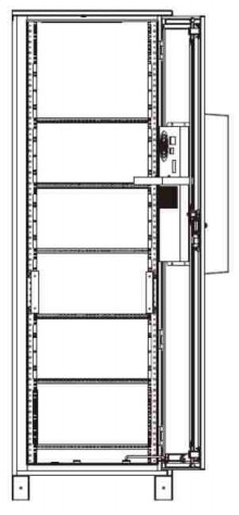 Galvanic Isolation Hybrid System 19 Inch Telco Rack 600A Capacity