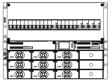 19 Inch Rack Ac Dc Switching Power Supply 3 Phase 32.5kg Weight