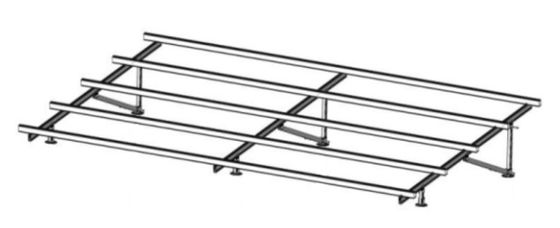 Masthöhe 4,5 m Sonnenkollektor-Stützstruktur Aluminiumlegierung Sonneneinstrahlung